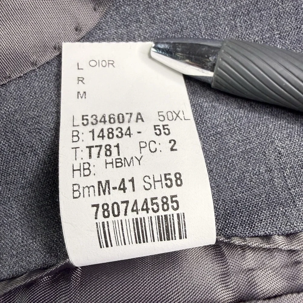 Lauren Ralph Lauren Mens 50XL Gray Wool Blazer Sport Coat Natural Stretch Canada